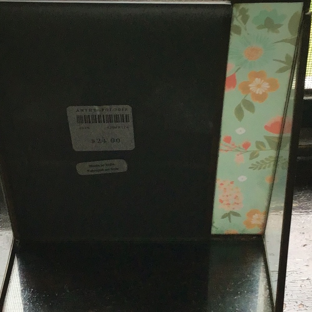 Anthropologie Glass & Metal Frame New with Tags - Picture 3 of 4
